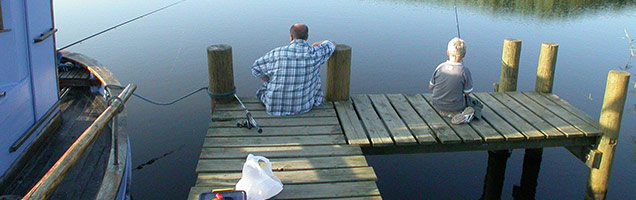 Fiskeri i Ringkøbing Fjord familieferie i sommerhus