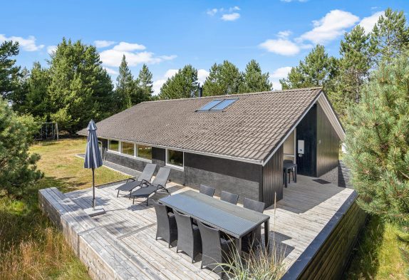 Schönes Ferienhaus mit Sauna und überdachter Terrasse