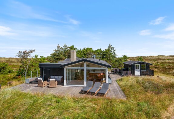 Ferienhaus in Randlage von Blåvand mit Panoramaaussicht