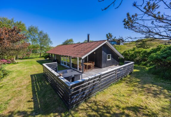 Traditionelles Sommerhaus mit Holzofen auf Fanø