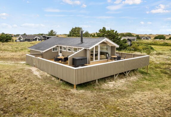 Feriehus for 4 personer og 1 hund med panoramaudsigt på Fanø
