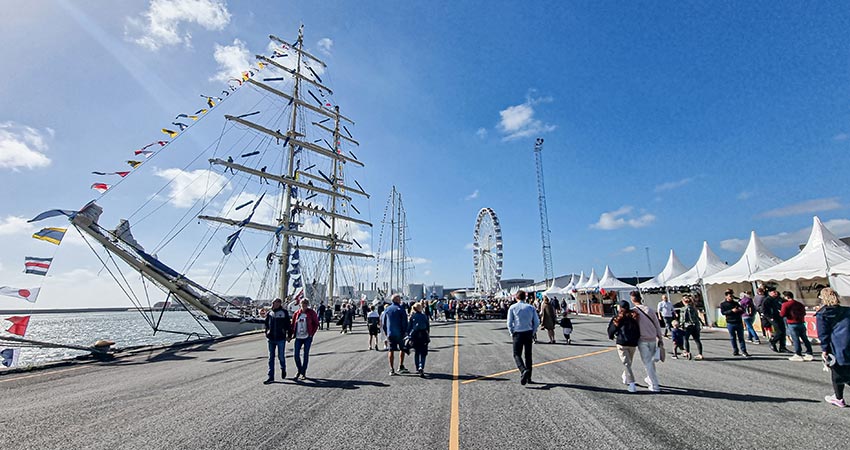 Besøgende ved Tall Ships Races 2022 i Esbjerg