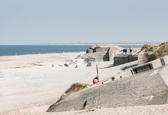 Bunker am Strand in Dänemark (Houvig)