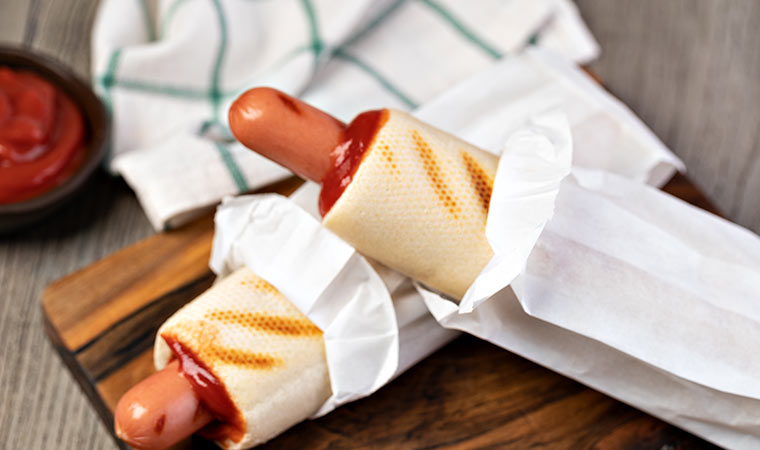Fransk Hot Dog - Wurst im Lochbrötchen in Dänemark