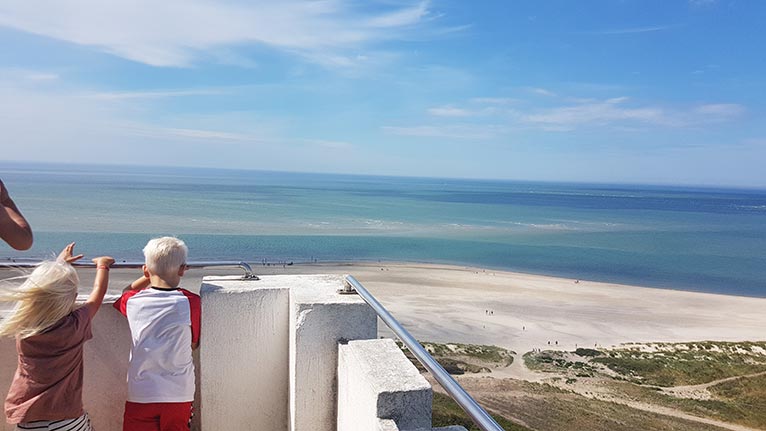 Udsigt fra fyret i Blåvand