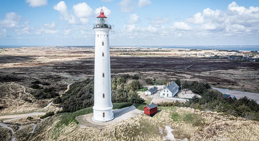 Rappelling fra Lyngvig Fyr (Vesterhavet)