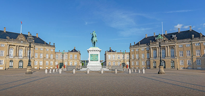 Schloss Amalienborg in Kopenhagen