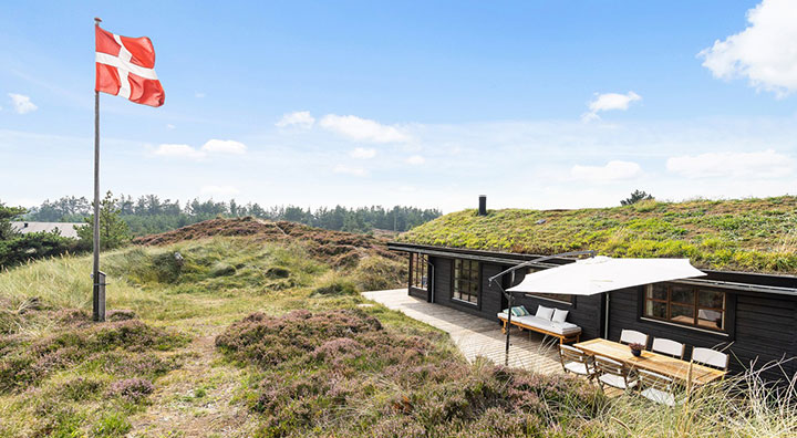 Frei stehendes Ferienhaus in Dänemark