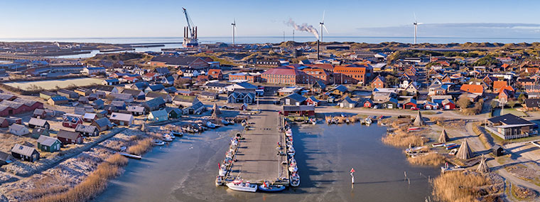 Ferienhäuser für Angler im Tyskerhavn in Hvide Sande